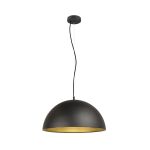 SLV Forchini M 50 Pendelleuchte Stahl Schwarz | Geeignet für 1x E27 