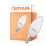 Osram Classic LED E14 Kerze Matt 7.5W 806lm - 840 Kaltweiß | Ersatz Für 60W