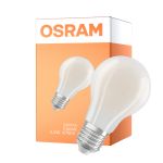 Osram Classic LED E27 Birne Fadenlampe Matt 2.2W 470lm - 840 Kaltweiß | Dimmbar - Ersatz Für 40W