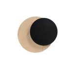 Emibig Wandleuchte Kreis Stahl Schwarz | Geeignet für 1x G9 - Max 8W