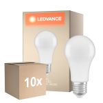 Mehrfachpackung 10x Ledvance  Classic LED E27 Birne Matt 13W 1521lm - 840 Kaltweiß | Ersatz Für 100W
