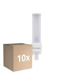 Mehrfachpackung 10x Ledvance DULUX-D LED 5W - 830 Warmweiß | 2-Pins - Ersatz Für 10W