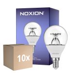 Mehrfachpackung 10x Noxion LED E14 Kugel 5W 470lm - 922 - 927 Dim to Warm| Höchste Farbwiedergabe - Dimmbar - Ersatz Für 40W
