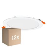 Mehrfachpackung 12x Osram LED Downlight Recess Slim Weiß 22W 2000lm 110D - 840 Kaltweiß| Ausschnitt 120mm - IP20
