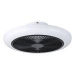 Eglo Ventilator Sayulita 1 ABS Weiß, Schwarz 20.8W 820lm - 827-865 Abstimmbares Weiß | Dimmbar