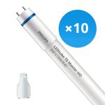 Mehrfachpackung 10x Philips LED Röhre T8 MASTER (EM/Mains) High Output 8W 1050lm - 840 Kaltweiß | 60cm - Ersatz für 18W