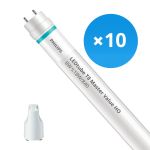 Mehrfachpackung 10x Philips LED Röhre T8 MASTER Value (EM/Mains) High Output 8W 1050lm - 840 Kaltweiß | 60cm - Ersatz für 18W