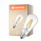 Ledvance Classic LED Edison E27 Birne Fadenlampe Klar 3.8W 806lm - 827 Extra Warmwei&szlig; | Ersatz F&uuml;r 60W