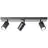 Brilliant Jello Deckenleuchte Metall Matt Schwarz 13.5W 1035lm - 830 Warmweiß | Inkl. 3x GU10