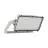 Ledvance LED-Scheinwerfer Max Aluminium Grau 600W 69300lm 65x120d - 830 Warmweiß | IP66 - Asymmetrisch