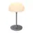 Nordlux Tischlampe Sponge Portable Akku Grau 48W 300lm - 827 Extra Warmweiß | 3-Stufen Dimmbar 