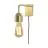 It's about RoMi Wandleuchte Madrid Eisen Gold S | Geeignet für 1x E27 