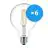 Mehrfachpackung 6x Philips klassisch LEDglobe E27 G93 7W 827 Klar | Ersatz für 60W
