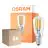 Mehrfachpackung 6x Osram LED Spezial E14 Röhrenförmig Glühbirne T26 Fadenlampe Klar 2.8W 250lm - 827 Extra Warmweiß | Dimmbar - Ersatz Für 25W