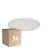 Mehrfachpackung 5x D'Lite Deckenleuchte Luma Weiß 22W 2000lm - 827 Extra Warmweiß | IP44 - 42cm
