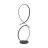 Eglo Stehlampe Serpins Aluminium Stahl Schwarz 20W 2500lm - 830 Warmweiß | IP20