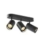 SLV Asto Aluminium Spot Schwarz | Geeignet für 3x GU10