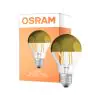 Osram Classic LED E27 Birne Fadenlampe Spiegel Gold 4W 400lm - 827 Extra Warmweiß | Ersatz Für 35W