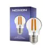 Noxion Lucent Lustre LED E27 Kugel Fadenlampe Klar 4.5W 470lm - 827 Extra Warmweiß | Dimmbar - Ersatz für 40W