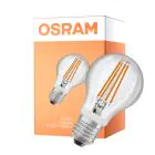 Osram Led Star Classic LED E27 Birne Fadenlampe Klar 7.3W 806lm - 827 Extra Warmweiß | Bewegungssensor