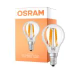 Osram LED Classic LED E14 Birne Fadenlampe Klar 1.2W 255lm - 840 Kaltweiß | Ersatz Für 25W