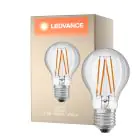 Ledvance Classic LED E27 Birne Fadenlampe Klar 7.3W 806lm - 827 Extra Warmweiß | Ersatz für 60W