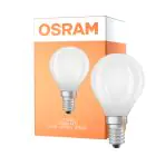 Osram LED Classic LED E14 Birne Fadenlampe Matt 2.2W 470lm - 827 Extra Warmweiß | Ersatz Für 40W