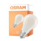 Osram Classic LED E27 Birne Fadenlampe Matt 2.2W 470lm - 840 Kaltweiß | Dimmbar - Ersatz Für 40W