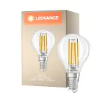 Ledvance Classic LED E14 Birne Fadenlampe Klar 3.4W 470lm - 827 Extra Warmweiß | Dimmbar - Ersatz Für 40W