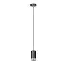 Emibig Pendelleuchte Fumiko Stahl Schwarz | Geeignet für 1x GU10 - Max 10W