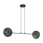 Emibig Pendelleuchte Xotic Stahl Schwarz | Geeignet für 2x E27 - Max 15W