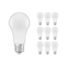Mehrfachpackung 10x Osram CLASSIC LED E27 Birne Matt 8.5W 806lm - 840 Kaltweiß | Ersatz Für 60W