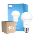 Mehrfachpackung 10x Philips Corepro LED Glühbirne E27 Birne Matt 10.5W 1055lm - 930 Warmweiß | Höchste Farbwiedergabe - Ersatz Für 75W