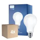 Mehrfachpackung 4x Philips Classic LED Glühbirne E27 Birne Matt 17.5W 2452lm - 840 Kaltweiß | Ersatz Für 150W