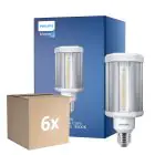 Mehrfachpackung 6x Philips TrueForce LED E27 HPL Klar 21W 3000lm 360D - 840 Kaltweiß | Ersatz Für 50W