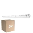 Mehrfachpackung 6x Ledvance LED Feuchtraumleuchte Feuchtigkeitsdicht 46W 5750lm - 830 Warmweiß | 150cm