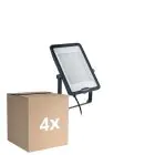 Mehrfachpackung 4x Philips LED-Scheinwerfer Ledinaire BVP169 150W 18000lm 110D - 830-865 CCT | IP65 - Symmetrisch 