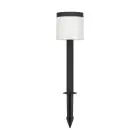 Eglo Erdspießleuchte Pantete Solar Schwarz 7W 830lm - 830 Warmweiß | IP65 - Bewegungssensor
