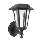 Eglo Wandleuchte Prietta Schwarz 6W 800lm - 827 Extra Warmweiß | IP44 - Bewegungssensor